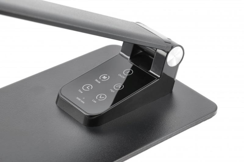 Decor Bureaulamp Loneos 12W 700lm AC220-240V 3-CCT 5-staps dimmen RA>80 USB zwart 1208962502