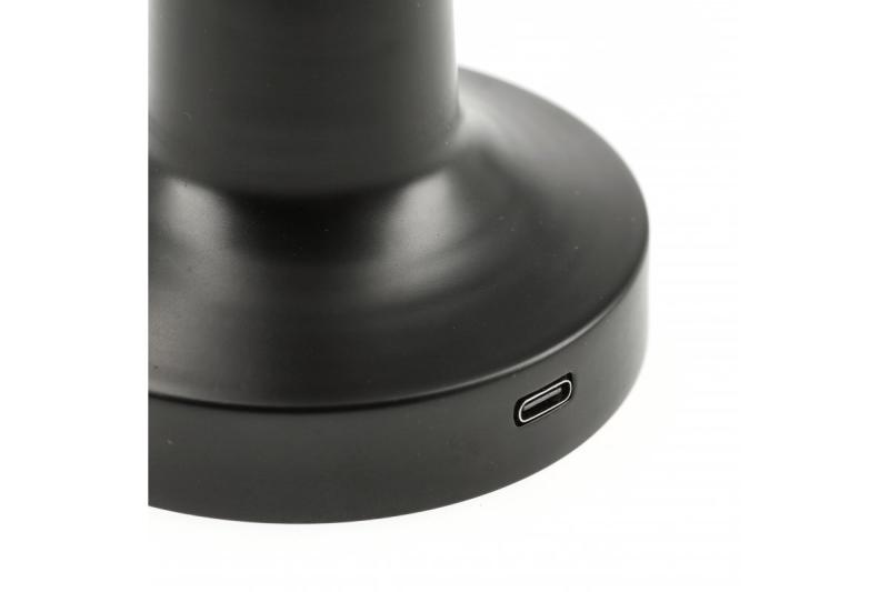 Decor Bureaulamp Monum 3W 200lm DC 5V 1A 3000 K 3 graden. Dimbaar met batterij van 1800 mAh, zwart. 1208962504