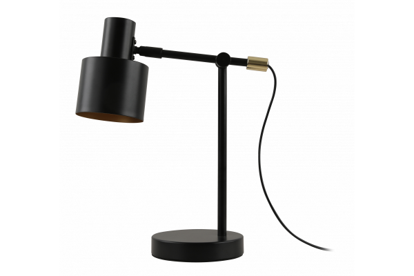 Decor Bureaulamp SELVIA II 5570 max. 250V 50/60Hz 1*E14 max. 25 W dia. 10 cm IP20 zwart/goud. 1208962513