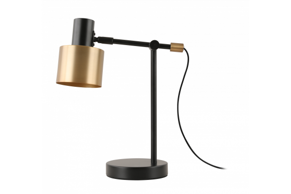 Decor Bureaulamp SELVIA II 6072 max. 250V 50/60Hz 1*E14 max. 25 W dia. 10 cm IP20 goud/zwart 1208962516