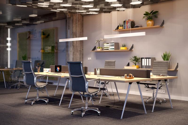 Decor LED-armatuur FORTA 36W 2900lm AC220-240V 50/60 Hz PF>0,9 Ra≥80 IP20 IK08 180° 4000K wit. 1208962763