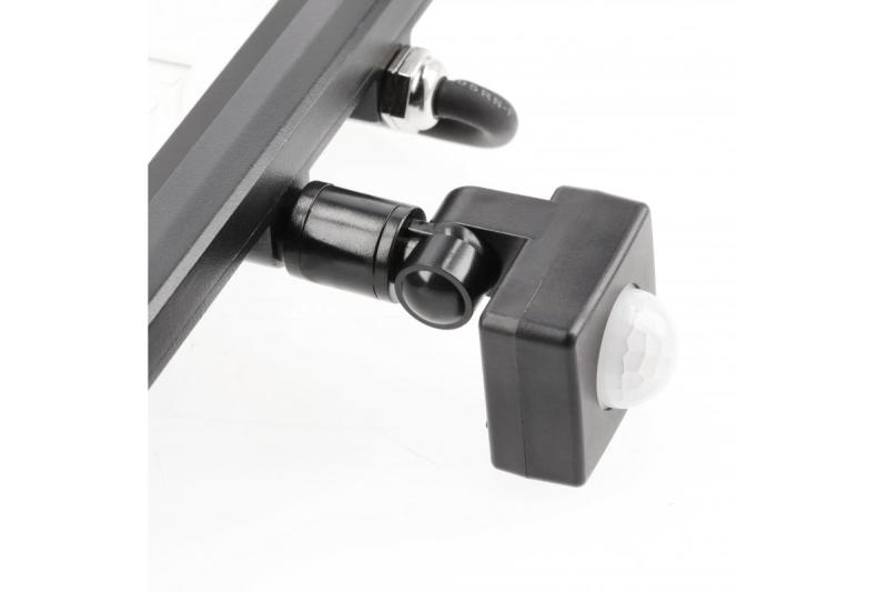 LED floodlight iNEXT with motion sensor 20W 1600lm, PF>0,9, RA>80, IP65, 120°, 6400K, black body 1208962859