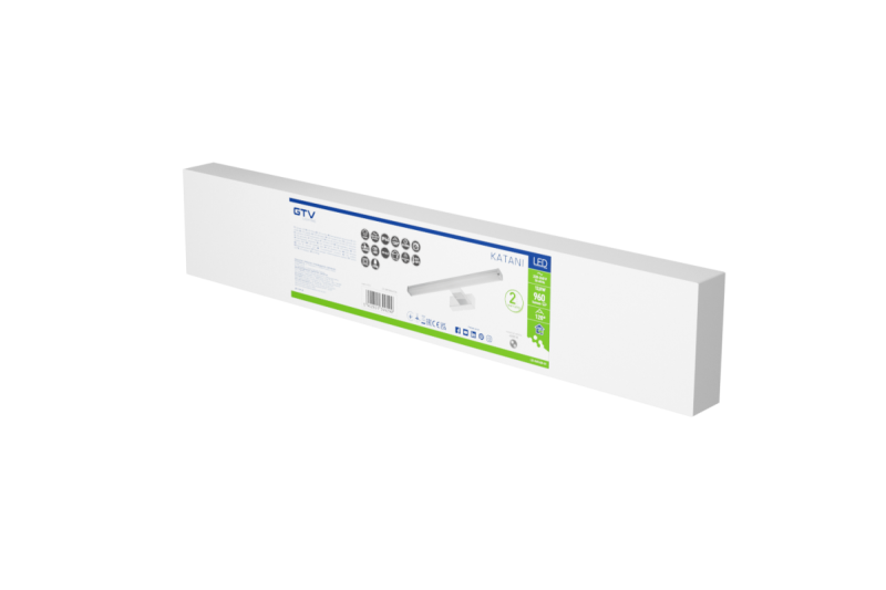 Decor Led-armatuur Catania 600mm 12W AC220-240V 50/60Hz 4000K IP44 RA >80 960lm Chroom. 1208962886