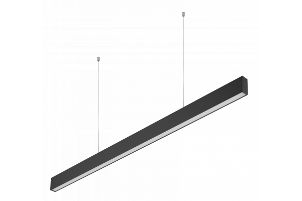 Decor LED opgehangen armatuur LIVIA 40W 3600lm AC220-240V 50-60Hz 100° RA>80 IP20 AL/PC 4000K 120cm zwart. 1208962913