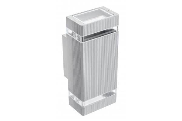 Decor Wandarmatuur met twee richtingen NESSA GU10 MAX. 2x50W IP54 AC220-240V 50/60Hz grijs. 1208963008