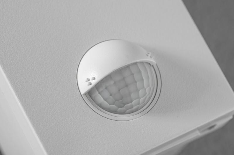 Decor LED-armatuur PARIS met bewegingssensor 10W 900lm IP54 AC220-240V 50/60Hz 140° 9m 4000K wit. 1208963095