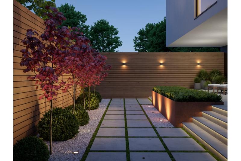 Decor Gevelarmatuur bidirectioneel TIAGO KW GU10 MAX.2x35W IP54 AC220-240V 50/60Hz inox. 1208963200