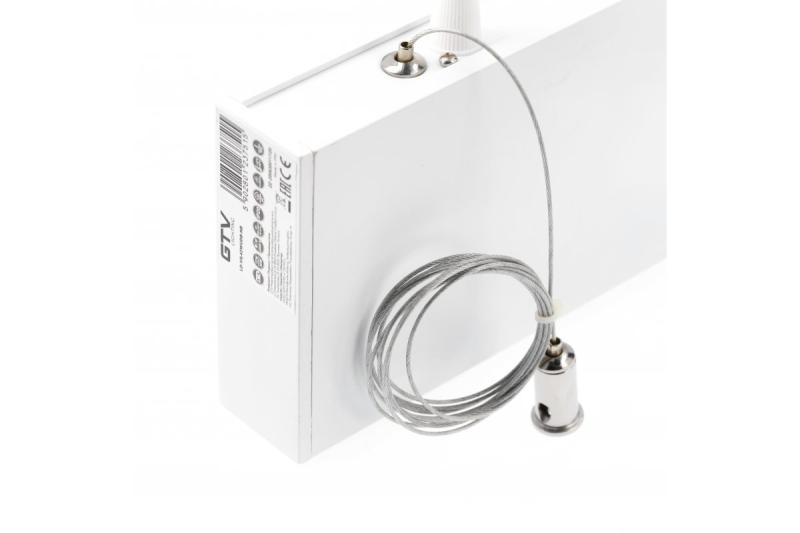 Decor LED opgehangen armatuur VILANA 42W (30W+12W) 4000K RA>80 220-240VAC 48/120° UGR<19 120cm wit. 1208963236