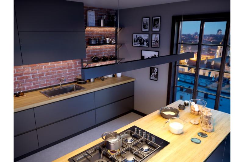 Decor LED opgehangen armatuur VILANA 42W (30W+12W) 4000K RA>80 220-240VAC 48/120° UGR<19 120cm zwart. 1208963237