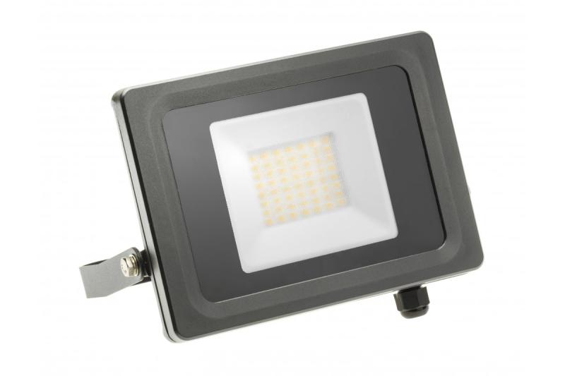 LED floodlight VIPER, 30W, 2700lm AC220-240V, 50/60 Hz, PF>0,9, RA>80, IP65, 120°, 4000K, gray 1208963240
