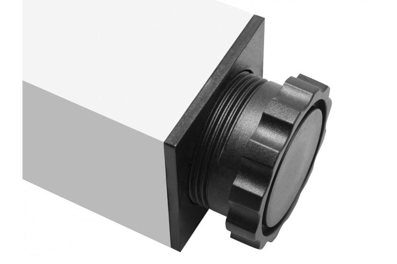 Vierkante 60mm aluminium tafelpoot 71cm hoog + 3cm in hoogte verstelbaar 1208963491