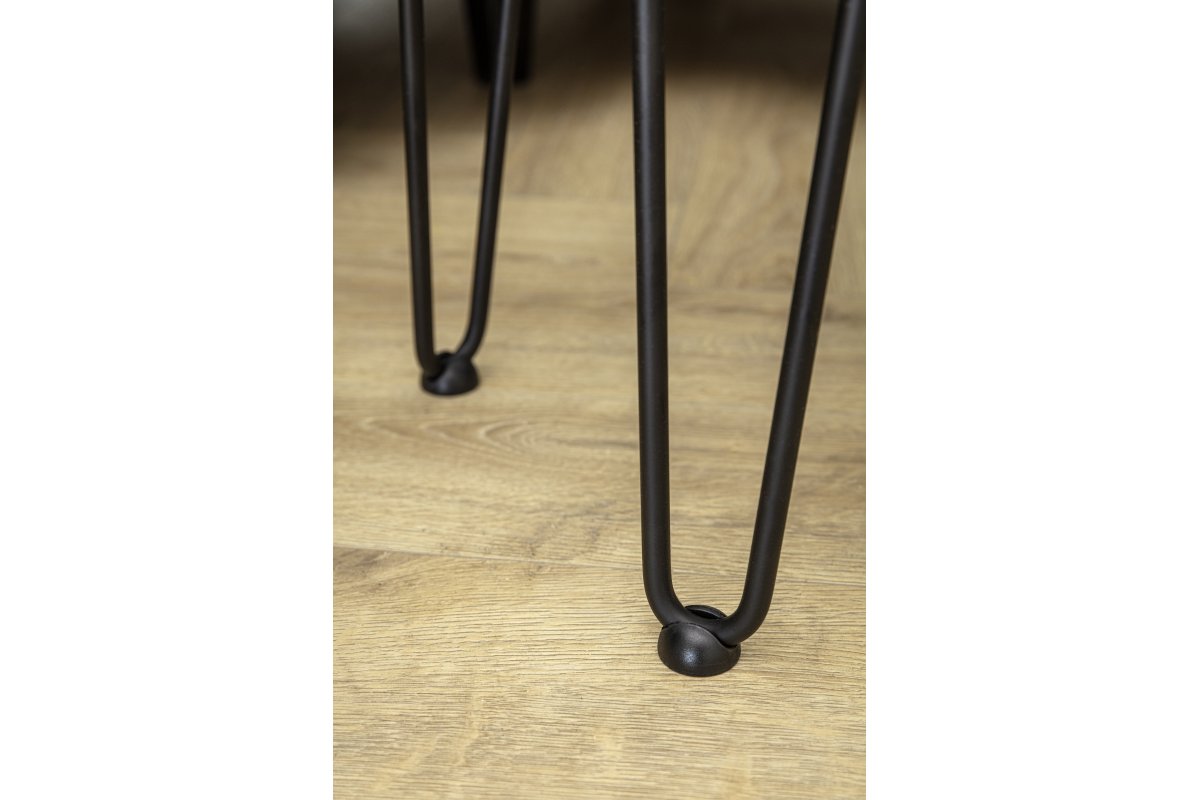 Hairpin ARTO leg with a foot, 2 rods, 10 x 406 mm, black 1208963519 - Productafbeelding 5