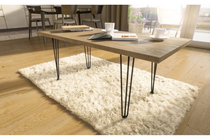 Hairpin ARTO leg with foot, 3 rods, 10 x 406 mm, black 1208963522