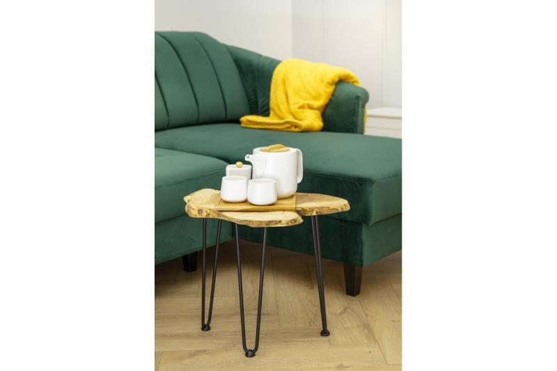 Hairpin ARTO leg with foot, 3 rods, 10 x 406 mm, black 1208963522