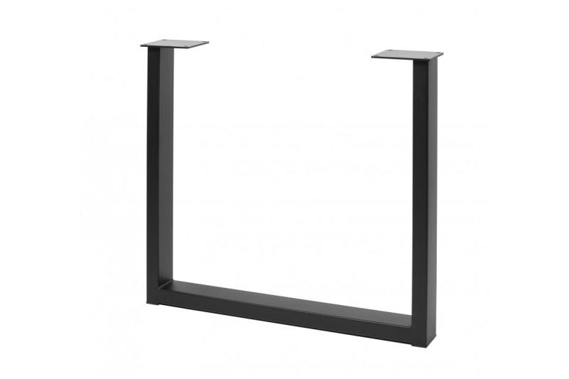 Frame leg GTV INDUSTRIA, rectangle, H=710 mm, W=820 mm, profile 80 x 40, steel, black 1208963597