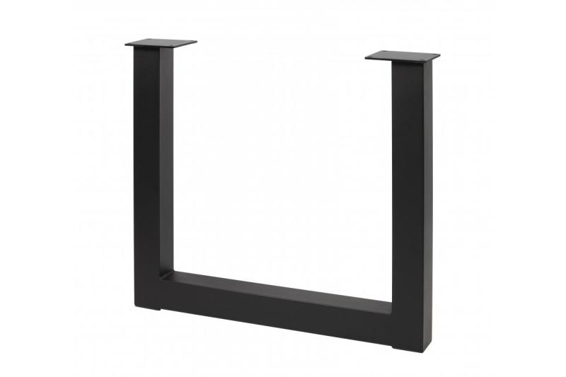 Frame leg GTV INDUSTRIA, rectangle PRO, H=710 mm, W=820 mm, profile 80 x 80, steel, black 1208963599