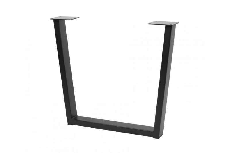 Frame leg GTV INDUSTRIA, trapezoid, H=710 mm, W=820 mm, profile 80 x 40, steel, black 1208963602