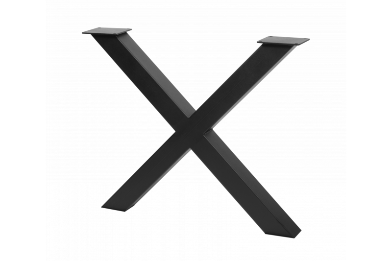 Frame leg GTV INDUSTRIA, cross PRO, H=710 mm, W=820 mm, profile 80 x 80, steel, black 1208963607