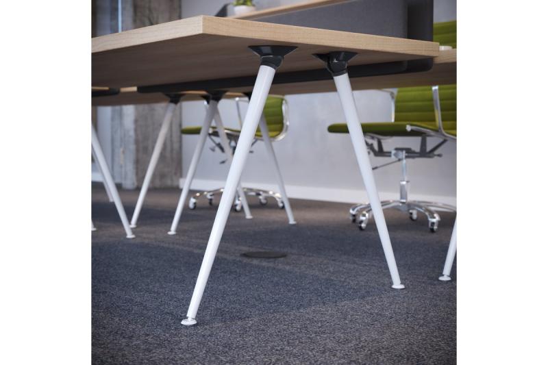 Leg 40 x 710 X-LINE inclined, foldable, adjustable foot, black 1208963656