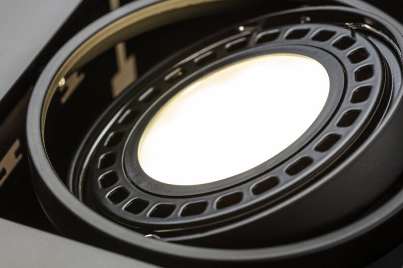 Decor PIREO plafondarmatuur inbouw EENVOUDIG zwart/zwart 1208963774