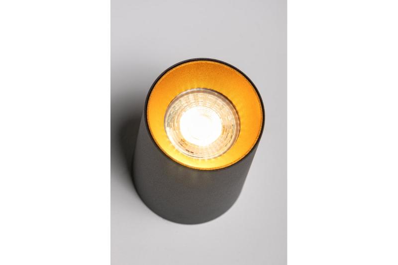 Decor Plafondarmatuur AERO aluminium 70x100mm IP20 max. 20W rond zwart. 1208963807