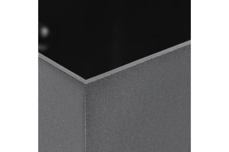 Decor Wandarmatuur CAMPIONE aluminium G9 IP20 max. 40W IP20 vierkant zwart. 1208963849