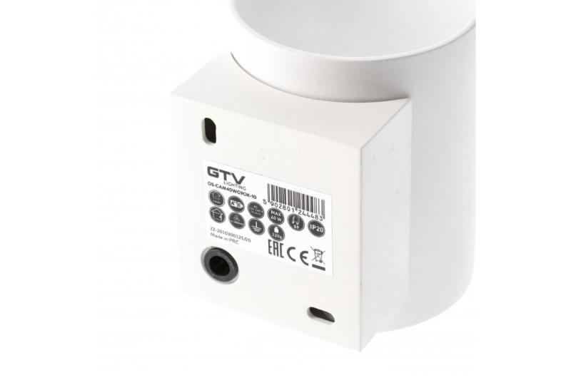 Decor Wandarmatuur CAMPIONE aluminium G9 IP20 max. 40W IP20 rond wit. 1208963852