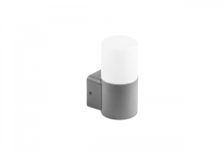 Decor Tuinarmatuur CORTA-AU E27 MAX.25W IP44 AC220-240V 50-60Hz bovenste rechte wandlamp antraciet. 1208963857