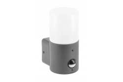 Decor Tuinarmatuur CORTA-AU PIR E27 MAX.25W IP44 AC220-240V 50-60Hz wandlamp bovenkant grafiet. 1208963858