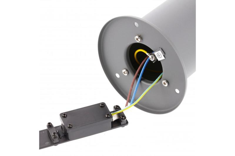 Decor Tuinarmatuur CORTA-P 40 E27 MAX.25W IP44 AC220-240V 50-60Hz paal antraciet. 1208963860