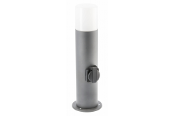Decor CORTA-P 40 tuinlamp E27 MAX.25W IP44 AC220-240V 50-60Hz stopcontact max. 3000W paal grafiet. 1208963861
