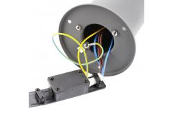 Decor CORTA-P 80 tuinlamp E27 MAX.25W IP44 AC220-240V 50-60Hz stopcontact max. 3000W paal grafiet. 1208963864