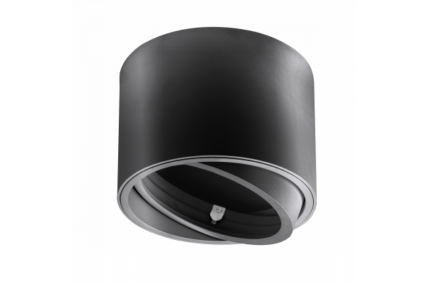 Decor ISUMI plafondlamp met verstelbare hoek aluminium 130x100 IP20 ES111 GU10 rond zwart. 1208963894