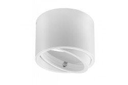 Decor ISUMI plafondlamp met verstelbare hoek aluminium 130x100 IP20 ES111 GU10 rond wit. 1208963895