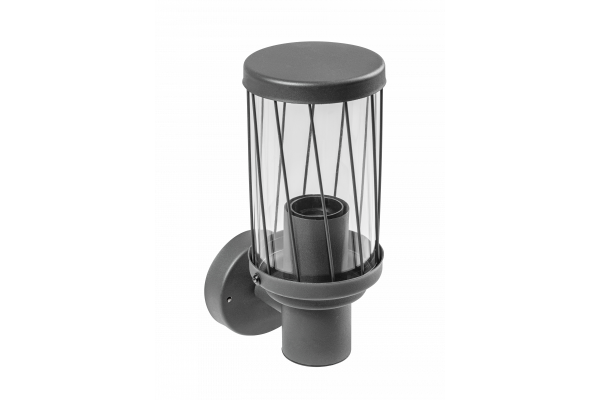 Decor KERTA-A tuinlamp E27 MAX.12W IP44 AC220-240V 50-60Hz eenvoudige wandlamp bovenkant grafiet. 1208963906