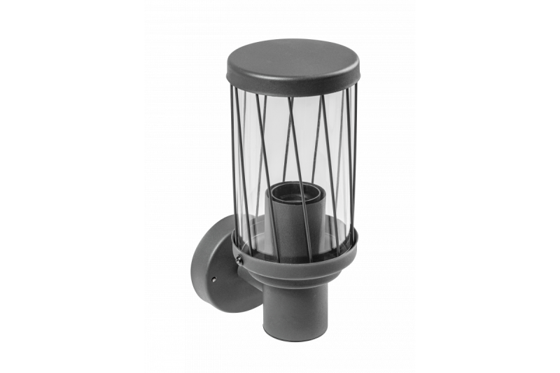 Decor KERTA-A tuinlamp E27 MAX.12W IP44 AC220-240V 50-60Hz eenvoudige wandlamp bovenkant grafiet. 1208963906