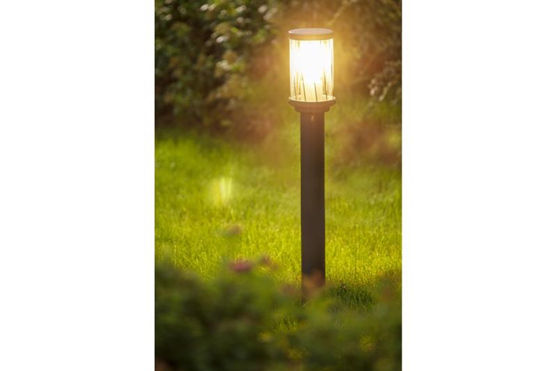 Decor KERTA-P 80 tuinlamp E27 MAX.12W IP44 AC220-240V 50-60Hz paaltje grafiet 1208963908