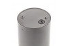 Ceiling luminaire LENTO, alum, 100x130, IP54, MAX.35W, round, graphite