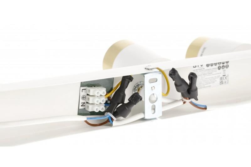 Decor Plafondarmatuur ORIO aluminium 43.0x5.5x14.0 IP20 3*GU10 max. 50W rond wit. 1208963966