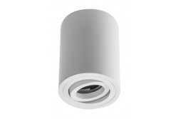 Decor Lamp oppervlak gemonteerd SENSA aluminium 85x115 IP20 max 50W ronde witte behuizing. 1208964003