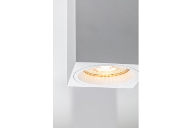 Decor Lamp oppervlak gemonteerd SENSA MINI aluminium 70x70x115 IP20 max 50W vierkante witte behuizing. 1208964014