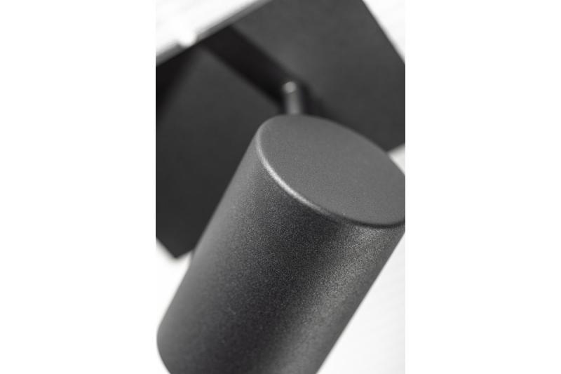 Decor Plafondarmatuur VENETO IP20 max. 20W 1 x GU10 rond zwart. 1208964036