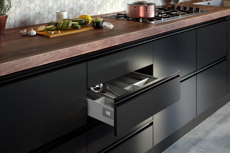 Continuous aluminium handle profile C l=3500mm brushed steel 1208964054