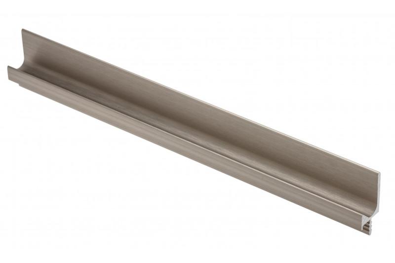 Continuous aluminium handle profile L l=3500mm brushed steel 1208964057