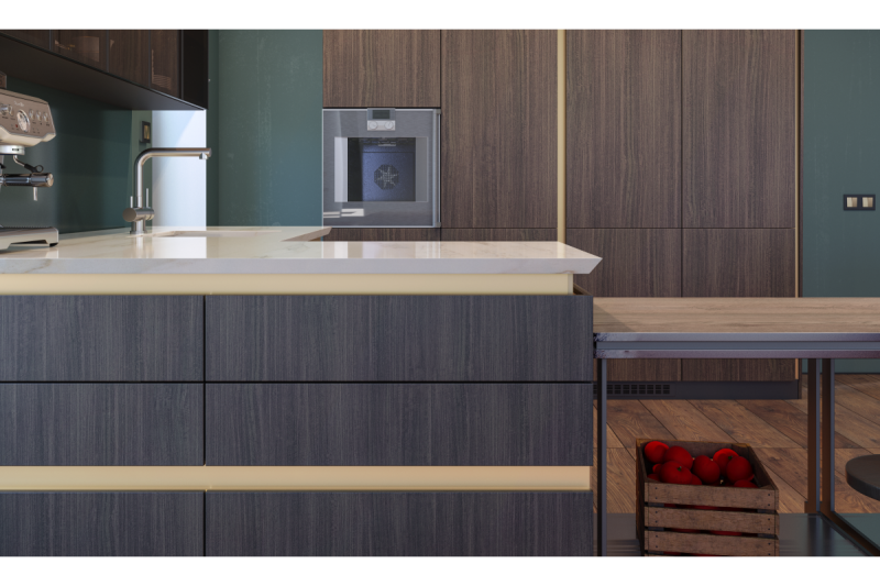 External connector VELLO L profile, aluminium colour, (10 pcs/op.) 1208964163