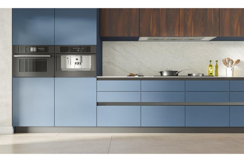 Aluminum profile, handleless system VELLO with LED function, C, black, length 4.10 m 1208964215