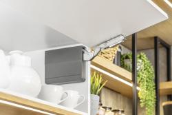 Push to open latch, power ratio 2600-5000, max. front height 600mm, grey 1208964966