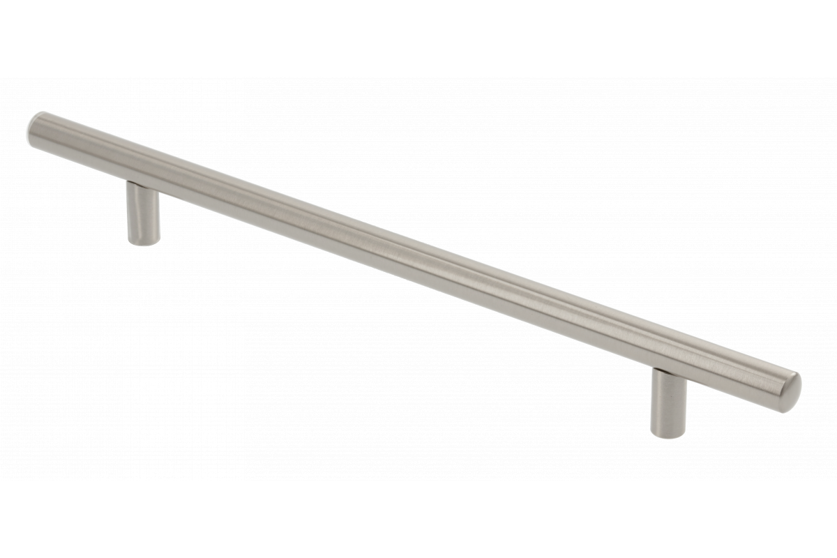 Steel reling handle l=400mm c=320mm brushed steel 1208965361 - Productafbeelding