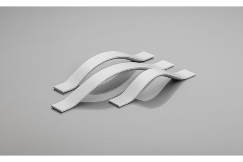 Aluminium handle 319 C=160mm aluminium 1208965412