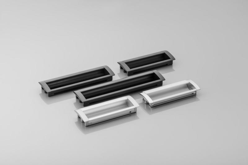 Aluminium handle 326/1 C=128mm aluminium/chrome v1 1208965449